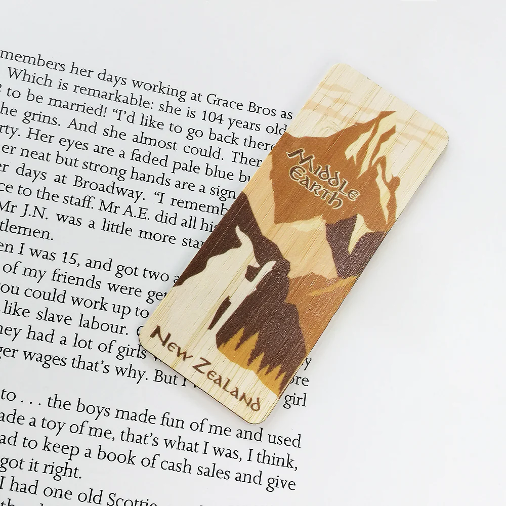 Wooden Bookmark - 'Middle Earth' - Image 2