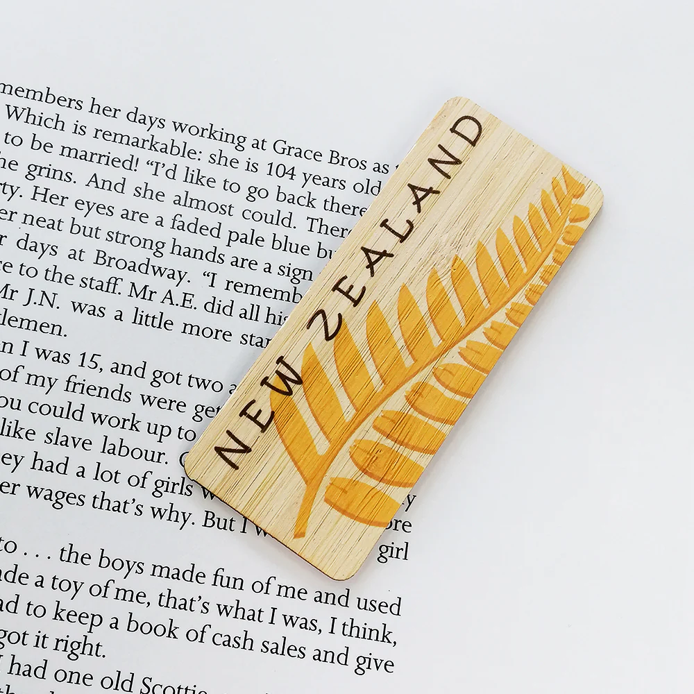Wooden Bookmark - 'NZ Fern' - Image 2