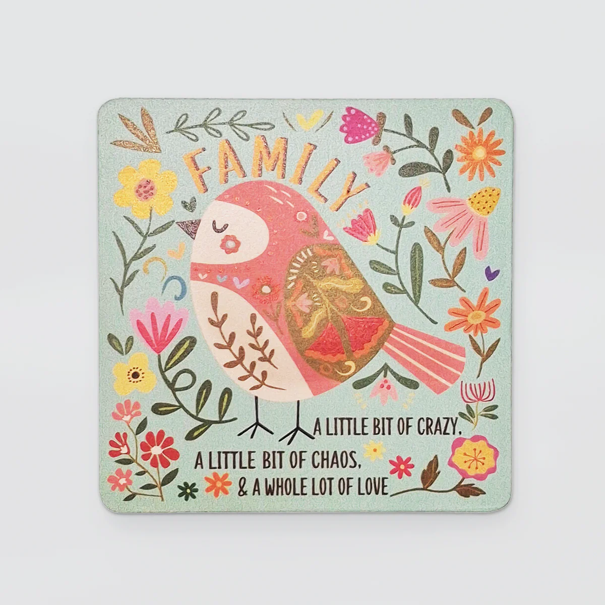 Wooden Coaster Set/4 - Birds