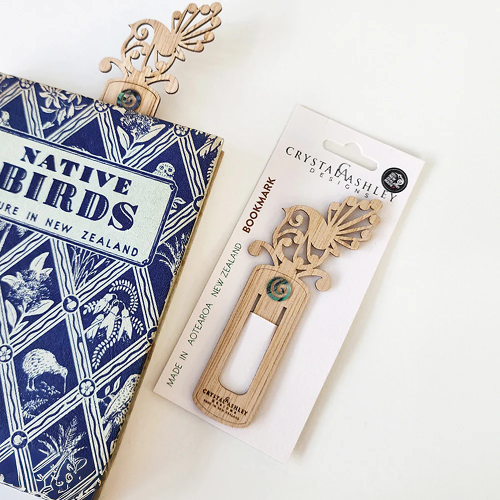 Wooden 'Fantail' Bookmark