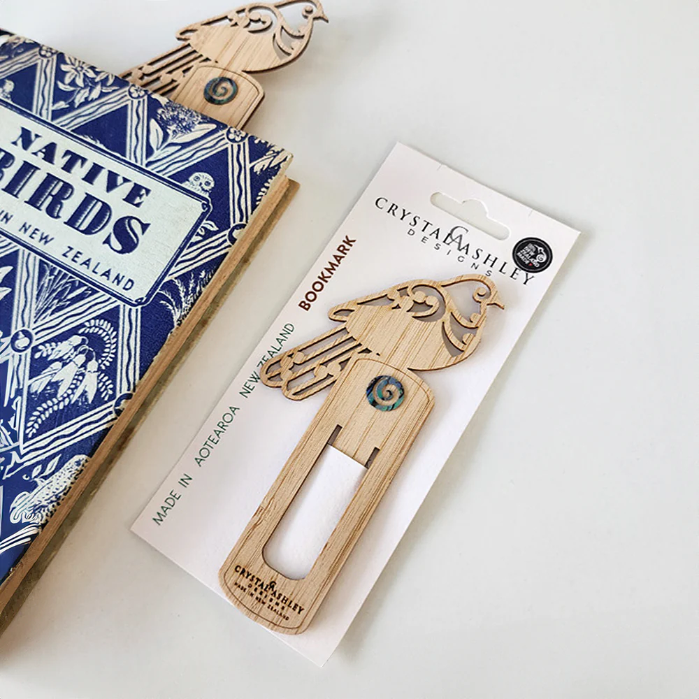 Wooden 'Kereru' Bookmark