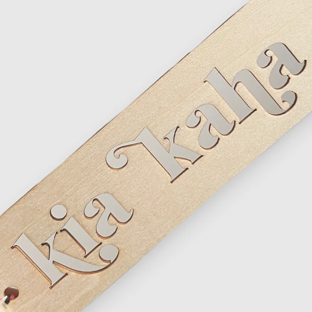 Wooden 'Kia Kaha' Bookmark - Image 2