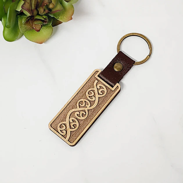 Wooden 'Koiri' Keyring