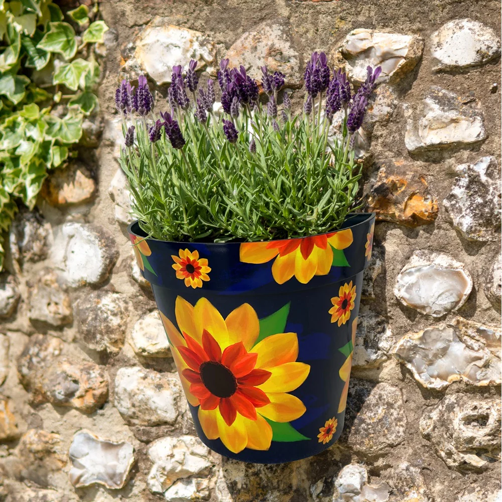 Zest Planter Wall Pot - Sunflower